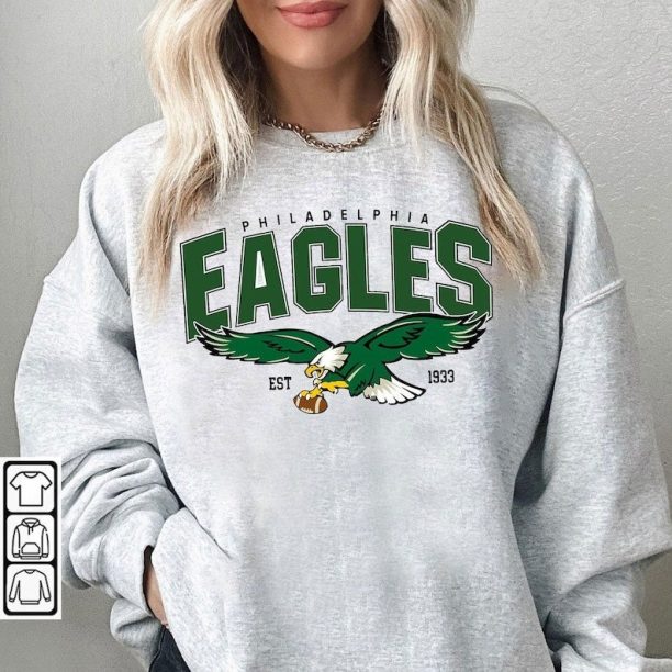 Vintage Philadelphia Football 1993 Sweatshirt, Crewneck,Hoodie Retro NFL Eagles Shirt, 80s 90s Eagles Shirt