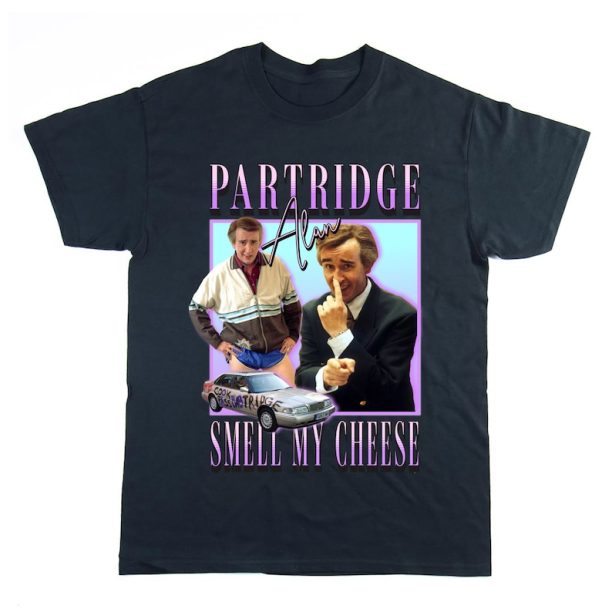 Alan Partridge Homage T-shirt, Smell my cheese, Unisex, Bootleg, Vintage, Retro, Funny Gifts for her, Gifts of Him