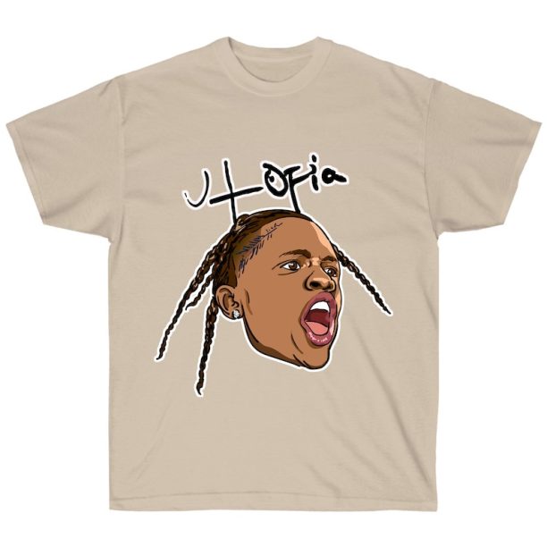 Travis Scott T-shirt - Toon Utopia Hip Hop Adult Unisex T-shirts birthday gift for him her Hypebeast t-shirt Hip Hop