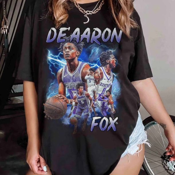 Vintage De' Aaron Fox Graphic 90s T-shirt, De' Aaron Fox Vintage Graphic 90s Unisex T-Shirt, Bootleg Rap Tee