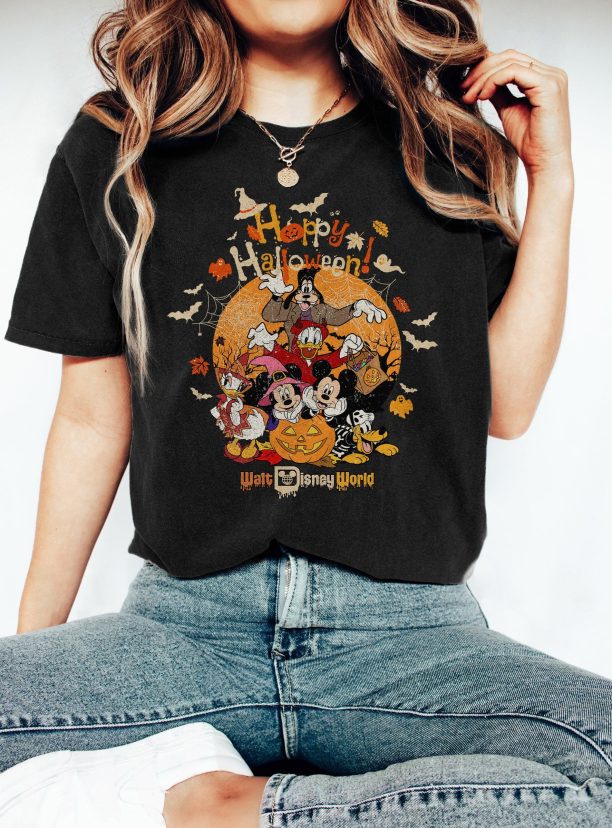 Happy Halloween Disney Shirt, Disney Not So Scary, Mickey And Friends Halloween, Disney Fall Shirt, Funny Disney Shirt