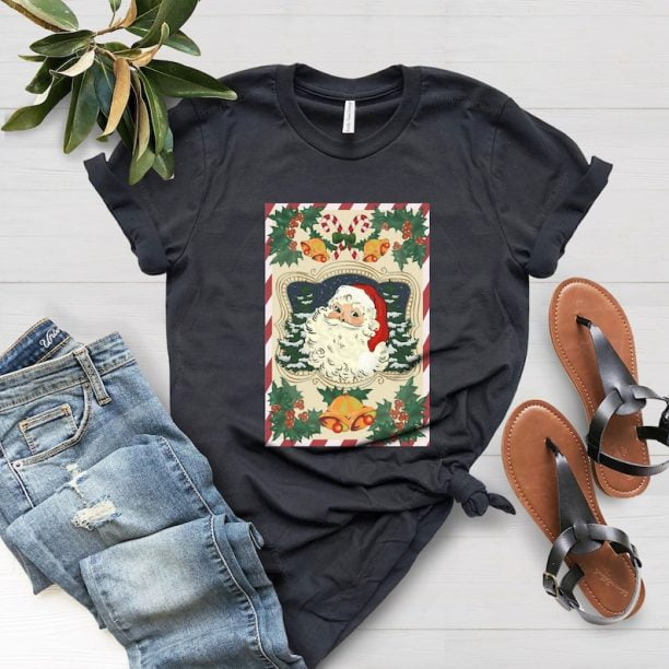 Retro Vintage Santa Shirt