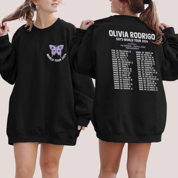 Olivia Rodrigo Sweatshirt Guts Tour 2024