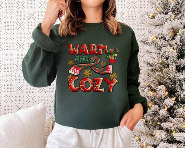 Warm and Cozy Women Christmas Sweatshirt