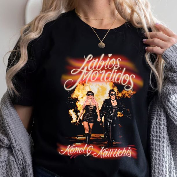 Kali Uchis x Karol G T-shirt Labios Mordidos tshirt