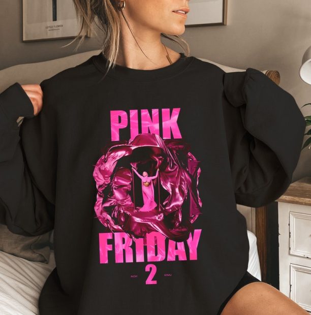 Nicki Minaj T-shirt Pink Friday 2 Sweatshirt Pink Friday