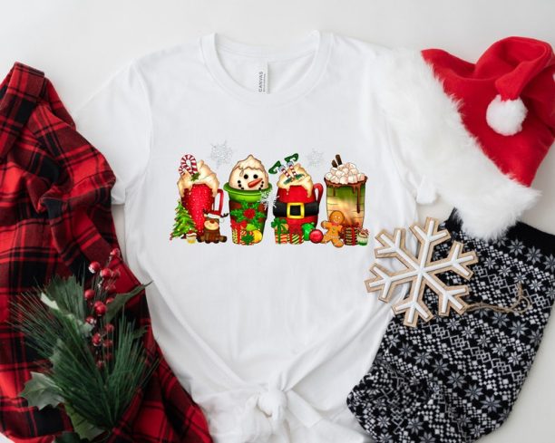 Christmas Santa Coffee Shirt