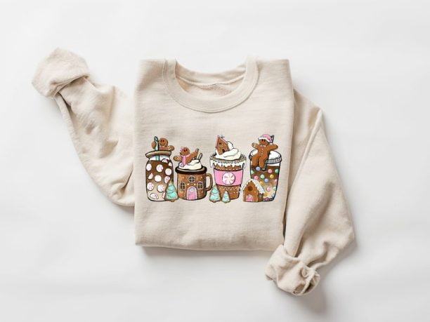 Gingerbread Christmas Coffee Sweatshirt