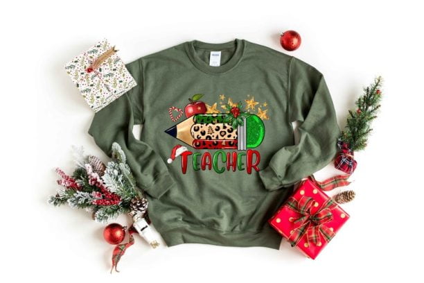 Merry Christmas Teacher Sweatshirt