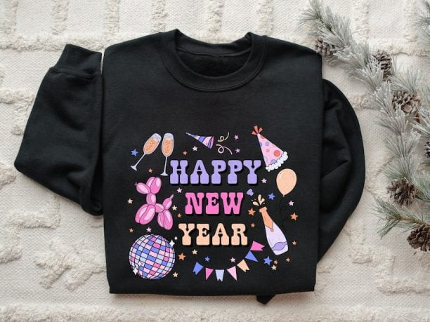 Happy New Year Sweatshirt, Happy New Year 2024