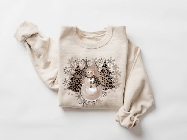 Leopard Christmas Tree Sweatshirt