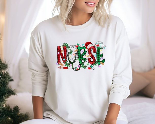 Nursing Christmas Sweatshirt