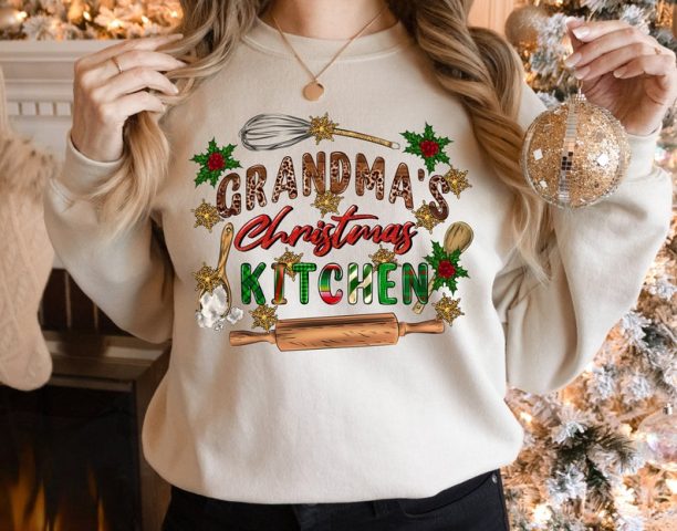 Grandma's Christmas Kitchen Sweatshirt