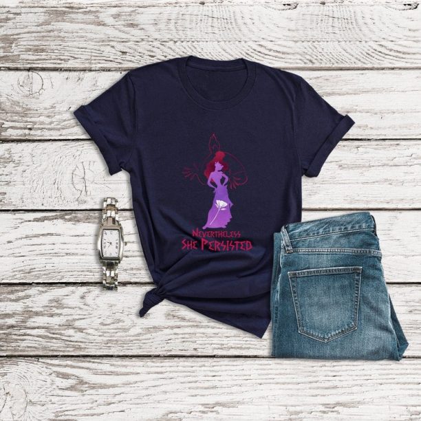 Hercules Shirt, Nevertheless She Persisted, Megara Costume, Disney Princess Shirt, Girl Power Shirt, Womens March Shirt, Hades Costume