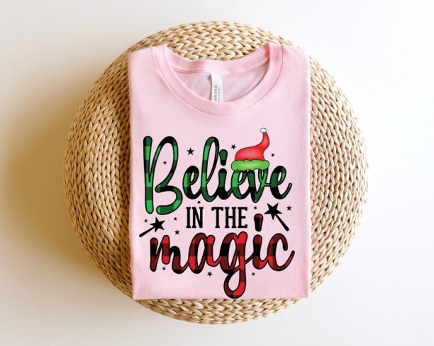 Believe In The Magic Sweatshirt, Disney Believe Shirt, Magic Kingdom Shirt, Disney Magical World Shirt, Christmas Sweater, Party Sweatshirt