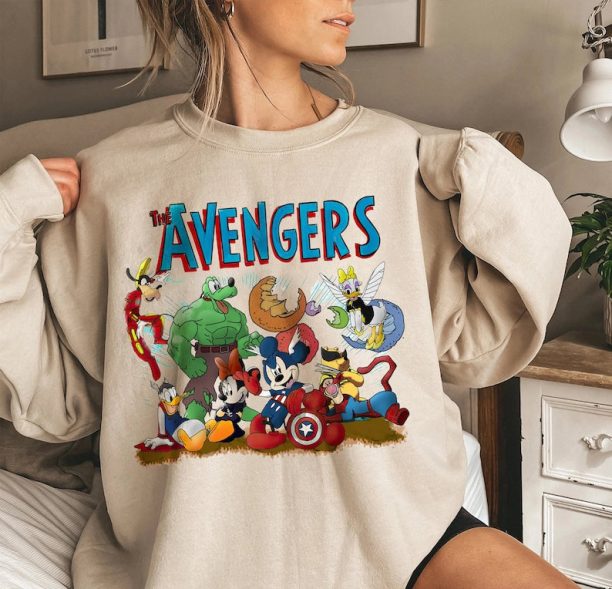 Mickey Avengers Shirt, Disney Mickey Mouse Avengers Sweatshirt, Funny Mickey Avengers, Disney Family Vacation, Halloween Marvel Avengers