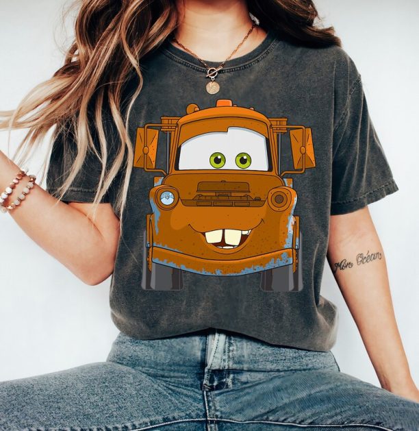 Disney Pixar Cars Mater Big Truck Face T-Shirt, Cute Tow Mater Shirt, Disney Cars Shirt, WDW Matching Family Shirt, Magic Kingdom Shirts