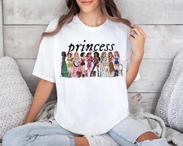 Disney Princess Eras Shirt, Princess Swiftie Shirt