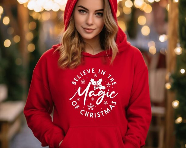 Believe In The Magic Hoodies, Disney Believe Shirt, Holiday Magic Shirt, Magic Kingdom Shirt, Christmas Magical World Hoodies, New Year Tee