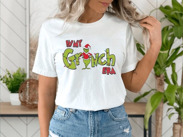 Christmas Shirt, Grinch Christmas Funny Shirt, Grinch Christmas Shirt, Christmas Shirt, Grinchmas Shirt, Christmas Vibes, In My Grinch Era