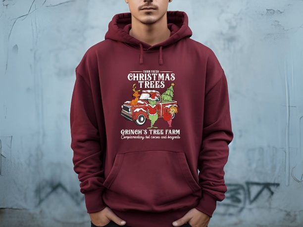 Grinch Christmas Hoodies, Grinch Hoodies, Christmas Hoodies, Grinch Hoodies, Christmas Vibe, Gift for All, Grinch's Tree Farm