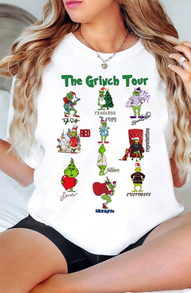 Taylor Swift Merry Grinchmas Comfort Color Shirt