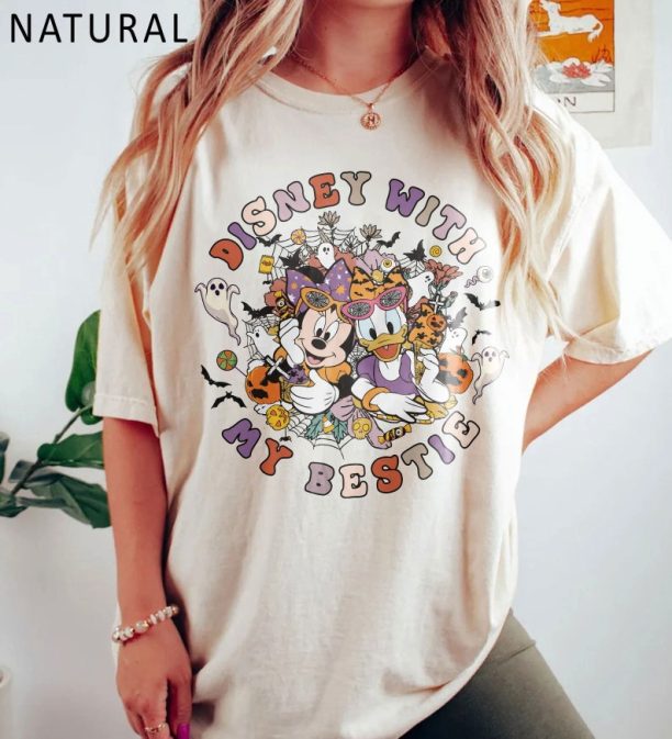 Disney with my Bestie Shirt, Disney Friends Shirt, Mickey Shirt, Minnie Shirt, Disneyland Shirt, Besties Shirt, Disney Girls Trip Shirt