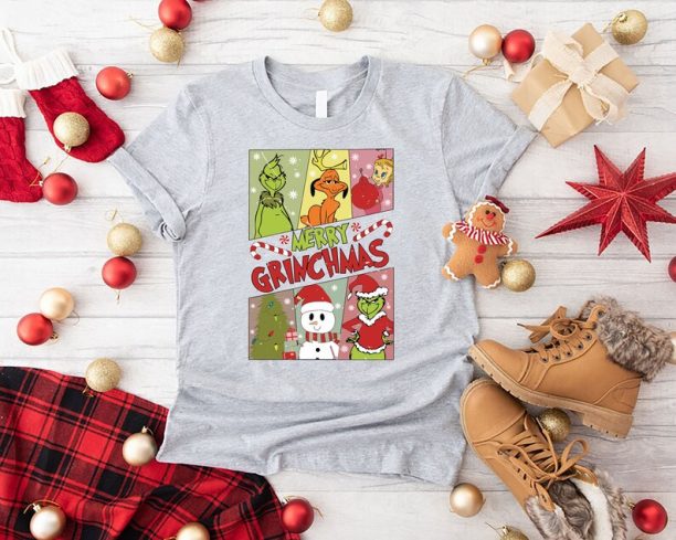 Merry Grinchmas Shirt, Grinch Christmas Shirt, Christmas Movie Shirt, Merry Christmas Shirt, Vintage Grinch Shirt, Womens Xmas Gift Shirt