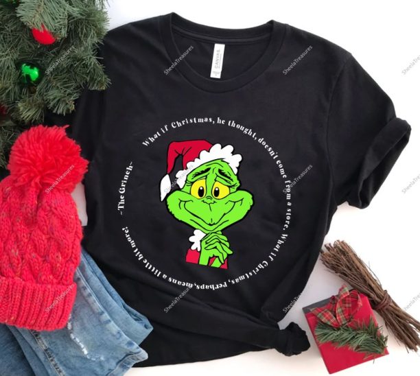 Funny Grinchmas T-Shirt, Grinch Stole Christmas Shirt, Christmas Movies Shirt, Christmas Vibes, Christmas Gift, Xmas Family Matching Shir