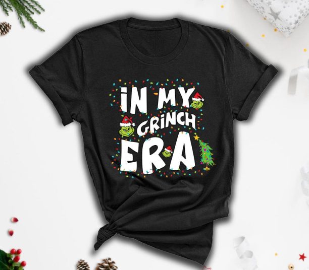 In My Grinch Era tshirt | Festive Christmas Apparel