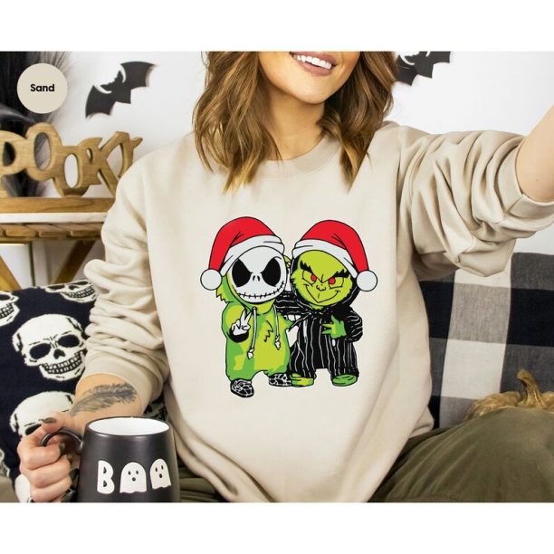 Christmas Grinch Sweatshirt, Grinch Toddler Clothing