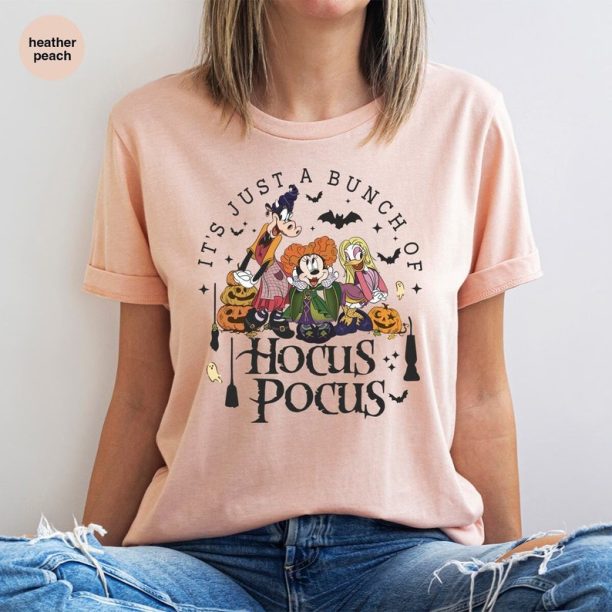 Disney Halloween Shirt, Sanderson Sisters Shirts, Witches Crewneck Sweatshirt, Mickey Mouse T Shirt, Hocus Pocus Graphic Tees, Spooky Season