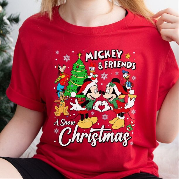 Mickey and Friends Christmas Shirt, Mickey Minnie Christmas Sweatshirt, Disneyland Christmas, Mickey's Very Merry Christmas Party 2023