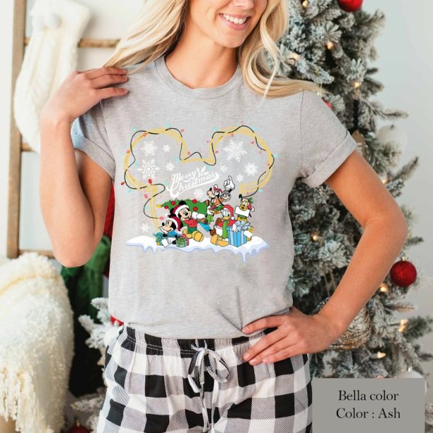 Merry Christmas Mickey and Friends Christmas Shirt , Mickey Christmas Shirts, Disney Christmas Shirt