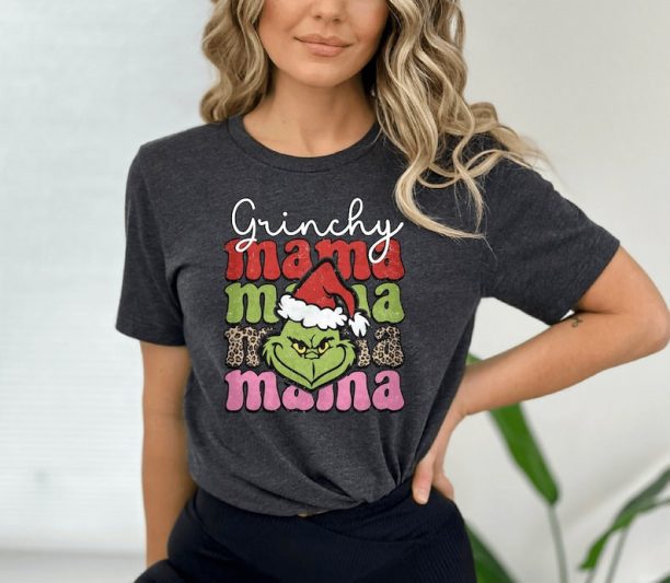 Grinch Christmas Shirt, Grinch Shirt, Christmas Shirt, Grinch tshirt, Christmas Vibe, Gift for All, Grinchy Mama Shirt, Merry Christmas