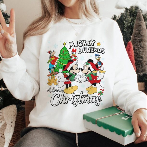 Mickey and Friends Christmas Sweatshirt, Mickey Minnie Christmas Sweatshirt, Disneyland Christmas, Mickey's Very Merry Christmas Party 2023