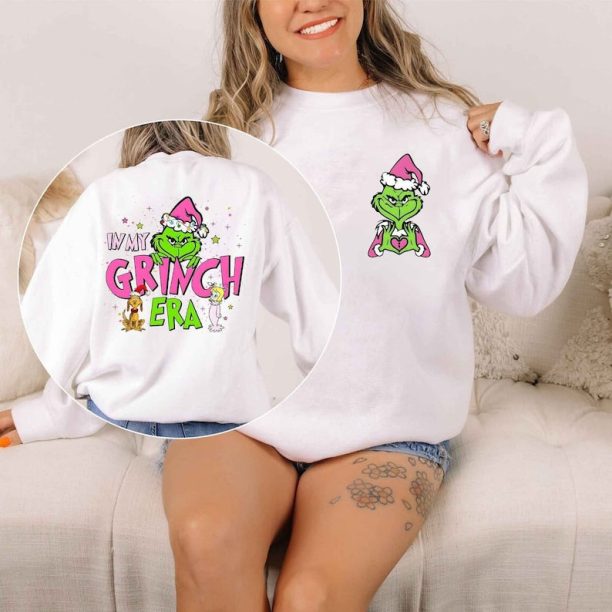 The Grinch In My Grinch Eras Sweatshirt, Christmas Sweatshirt, Christmas Gift Sweatshirt, Funny Grinch Sweater