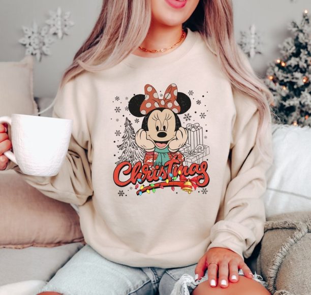 Disneyland Minnie Christmas Sweatshirt