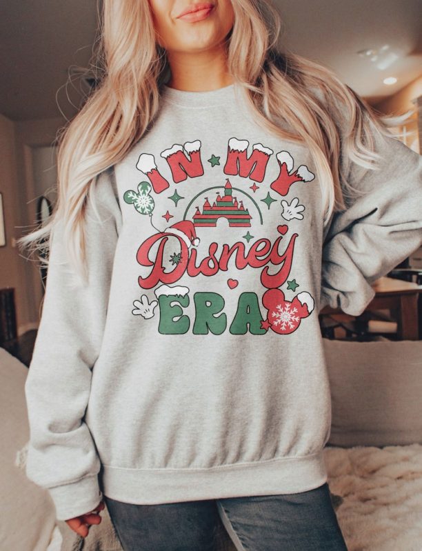 In My Disney Era Christmas Sweatshirt, Disney Family Sweatshirt