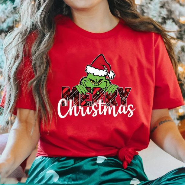 Merry Grinchmas tshirt, Christmas Grinch Shirt, Christmas tshirt, Funny Grinch Christmas Holiday Shirt, Christmas Gift