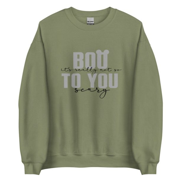 Disney Halloween Parade Sweatshirt Boo To You Parade Lyrics Unisex Sweatshirt