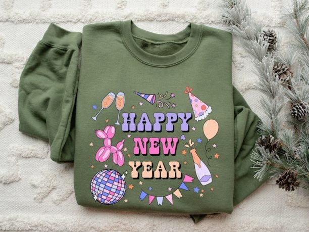 Happy New Year Sweatshirt, Happy New Year 2024