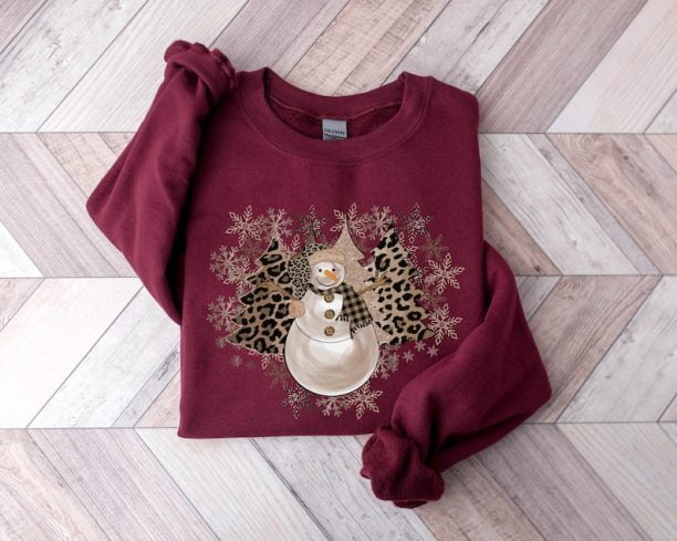 Leopard Christmas Tree Sweatshirt