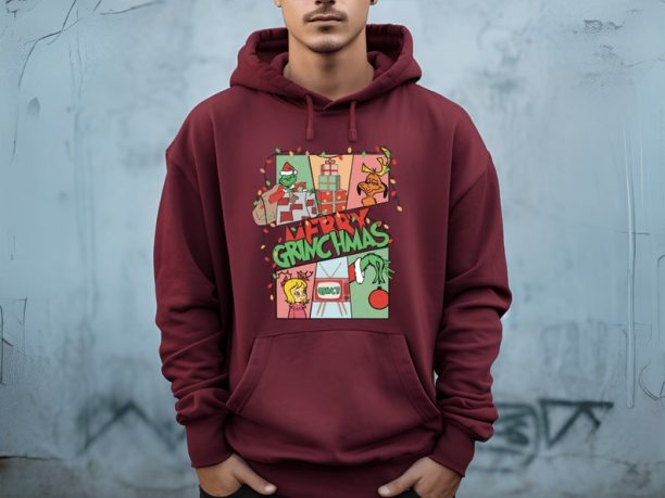 Grinch Christmas Hoodies, Grinch Sweatshirt, Christmas Hoodies, GrinchHoodies, Christmas Vibe, Gift for All, Funny Grinch Shirt