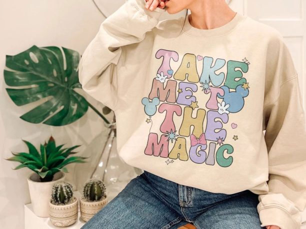 Disney Take Me To The Magic Unisex Tee Sweatshirt