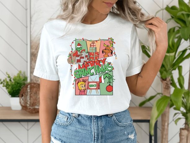 Grinch Christmas Shirt, Grinch Shirt, Christmas Shirt, Grinch tshirt, Christmas Vibe, Gift for All, Funny Grinch Shirt, Merry Christmas