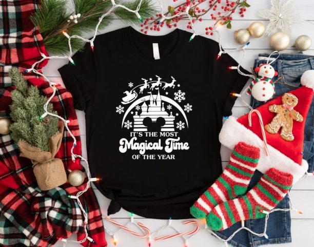 Disney It's The Most Magical Time Of The Year Shirt, Disney Christmas T-Shirt, Disneyland Christmas Shirt, Epcot Christmas Shirt