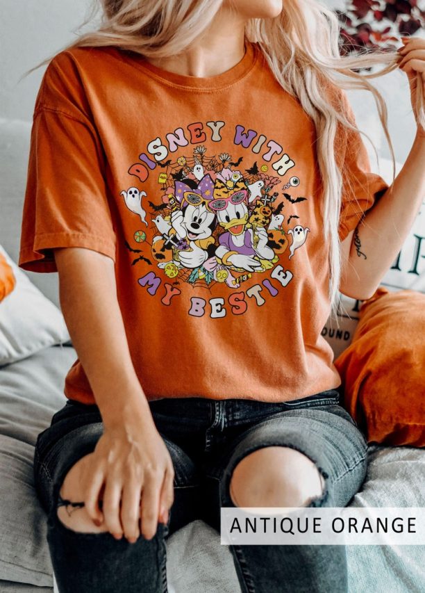 Disney with my Bestie Shirt, Disney Friends Shirt, Mickey Shirt, Minnie Shirt, Disneyland Shirt, Besties Shirt, Disney Girls Trip Shirt