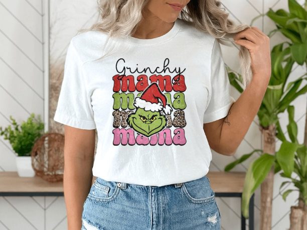 Grinch Christmas Shirt, Grinch Shirt, Christmas Shirt, Grinch tshirt, Christmas Vibe, Gift for All, Grinchy Mama Shirt, Merry Christmas