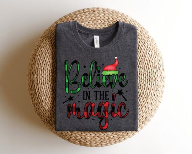 Believe In The Magic Sweatshirt, Disney Believe Shirt, Magic Kingdom Shirt, Disney Magical World Shirt, Christmas Sweater, Party Sweatshirt